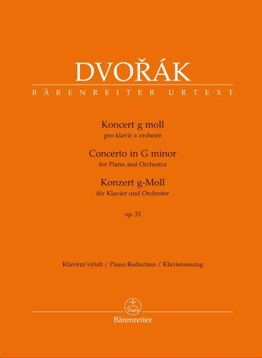 DVORAK - Concerto for Piano and Orchestra in G minor op. 33 B 63
