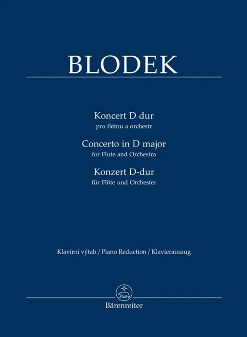 BLODEK - Concerto in D Major - Flauto e Pianoforte
