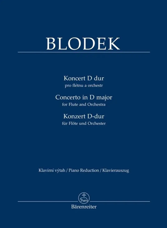 BLODEK - Concerto in D Major - Flauto e Pianoforte