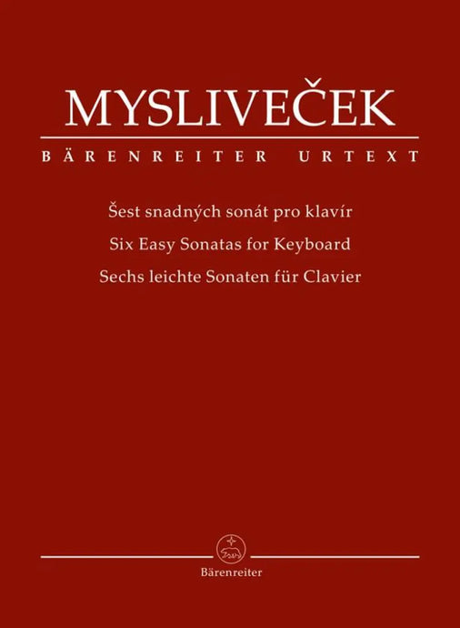 MYSLIVECEK - Six Easy Sonatas for Keyboard