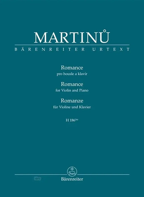 MARTINU - Romance for Violin and Piano H 186bis