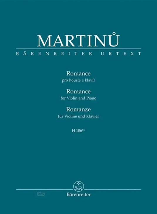 MARTINU - Romance for Violin and Piano H 186bis