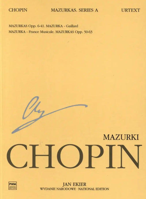 CHOPIN - National Edition: Mazurkas (Ekier) MINIATURE SCORE