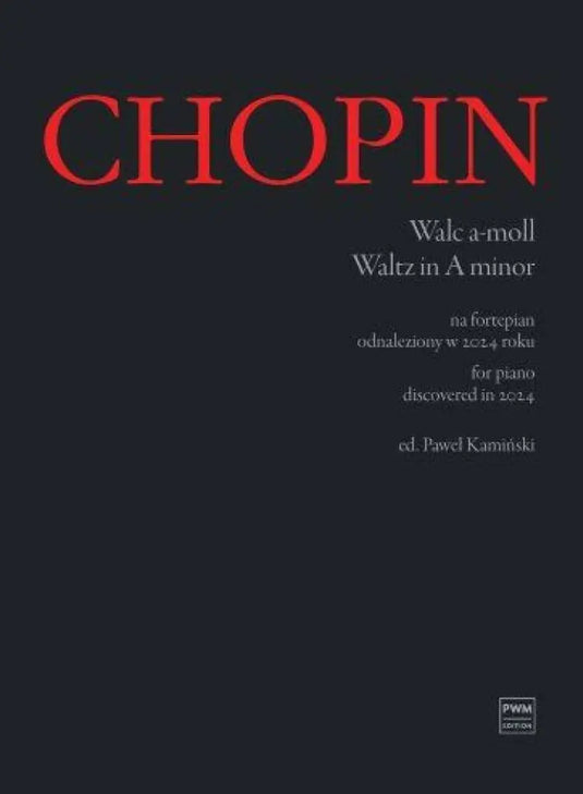 CHOPIN - Waltz in A minor - discovered in 2024 for piano
