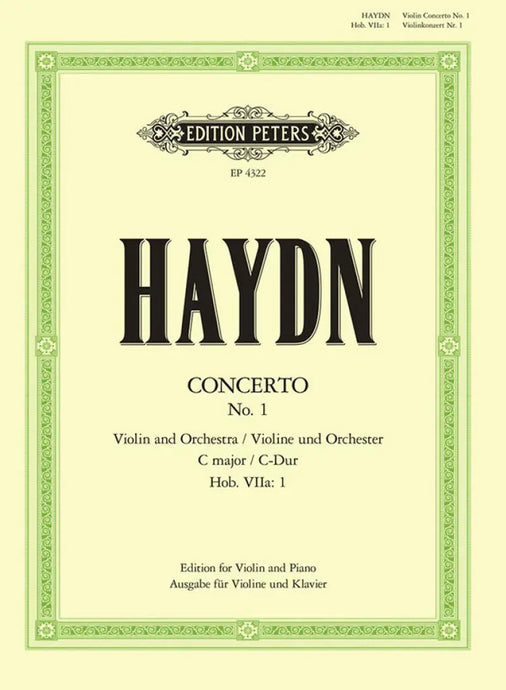HAYDN - Konzert für Violine und Orchester Nr. 1 C-Dur Hob. VIIa: 1