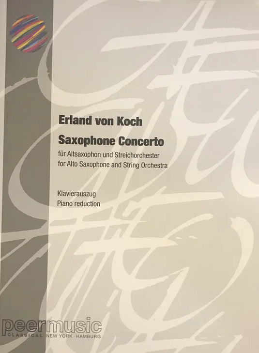 VON KOCH - Konzert Altaxophon und Streichorchester