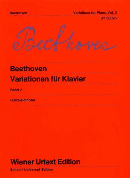 BEETHOVEN - Variationen für Klavier 2