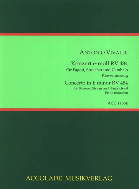 VIVALDI - Bassoon Concerto in E minor RV484