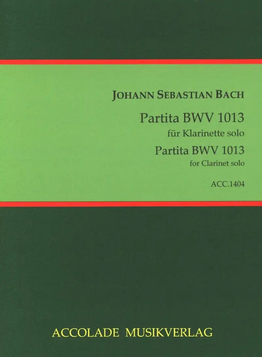 BACH - Partita BWV 1013 Solo Clarinet