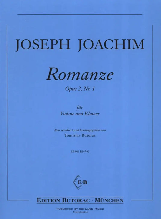 JOACHIM - Romanze op. 2 n. 1