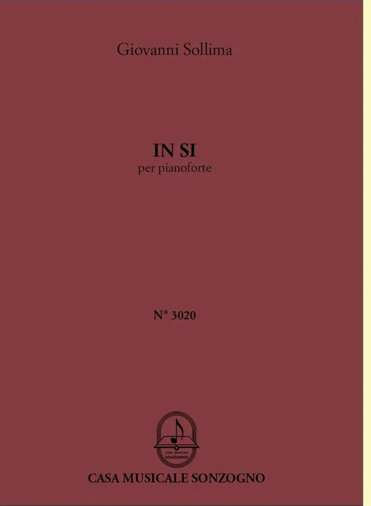 SOLLIMA - In Si per pianoforte