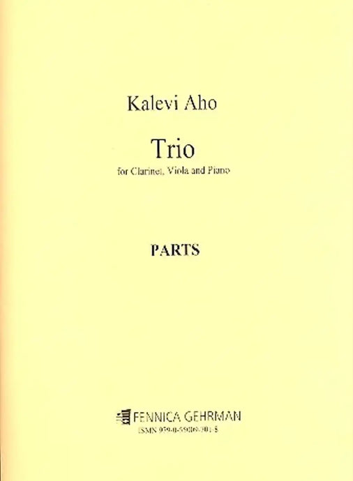 KALEVI AHO - Trio For Clarinet Viola e Piano - Parts