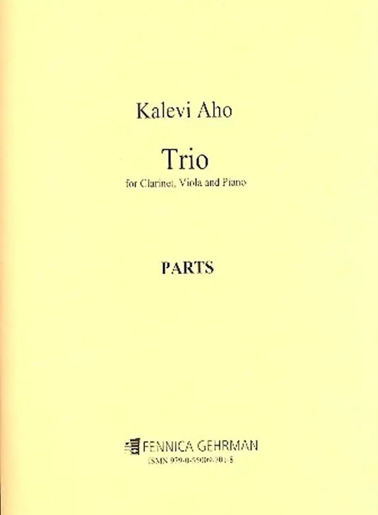 KALEVI AHO - Trio For Clarinet Viola e Piano - Parts