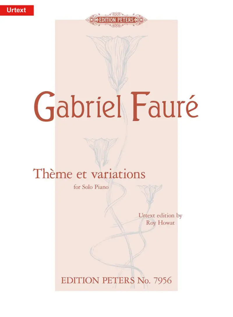 FAURE - Thème et Variations – CECCHERINIMUSIC