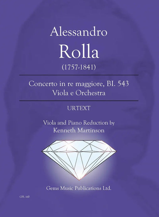 ROLLA -  Concerto in Re Maggiore BI. 543 Viola e Orchestra