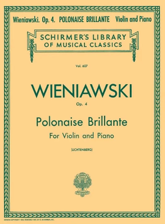 WIENIAWSKI - Polonaise Brillante Op. 4