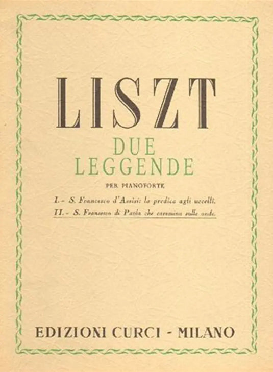 LISZT - Due Leggende