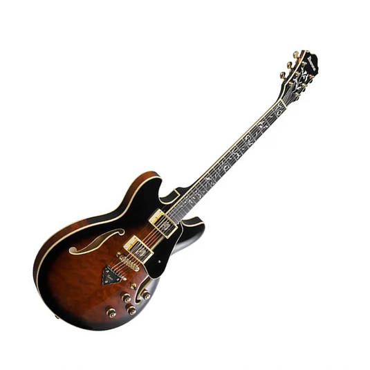 IBANEZ AS93QMSP-Dark Brown Sunburst