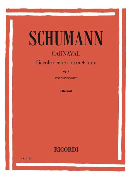 SCHUMANN - Carnaval Op. 9