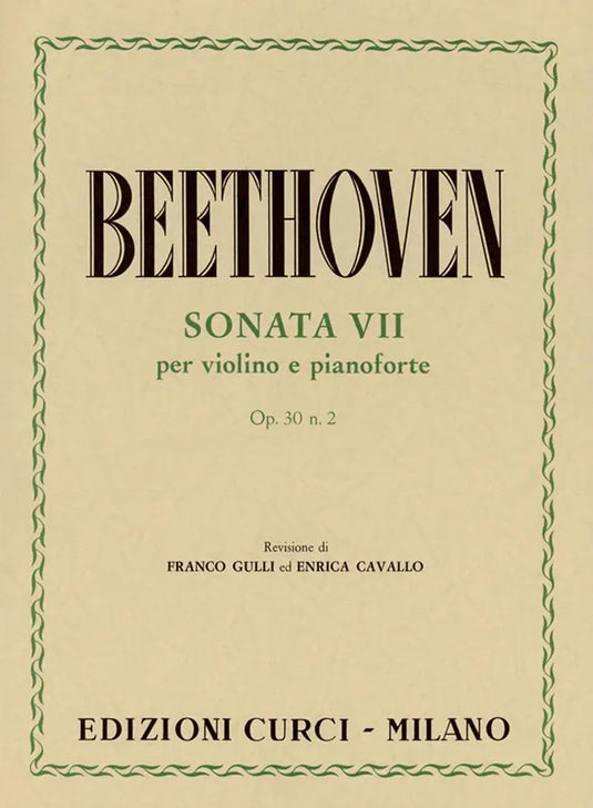 BEETHOVEN - Sonata VII Op.30 n.2
