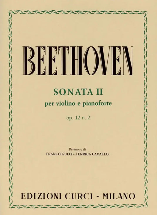 BEETHOVEN - Sonata II Op.12 n.2