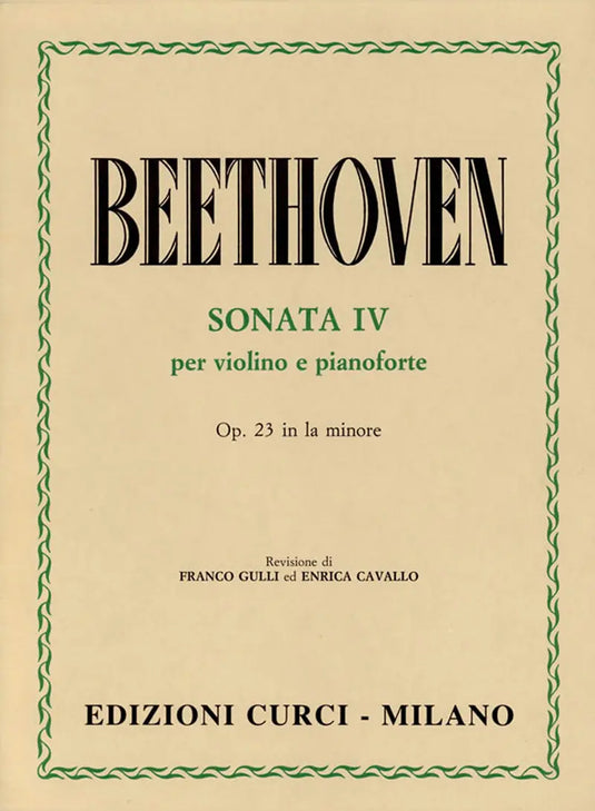 BEETHOVEN - Sonata IV Op.23 in la minore