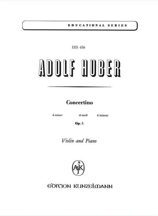 HUBER - Concertino d minor op. 5