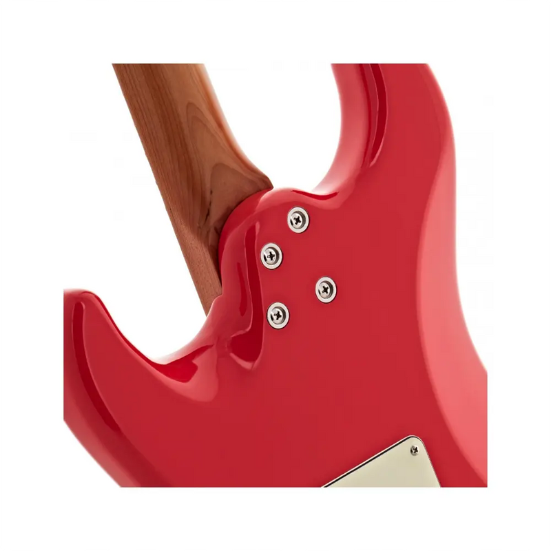 Carica immagine in Galleria Viewer, JET JS400CRD HSS Coral Red Roasted Maple Chitarra Elettrica Rossa
