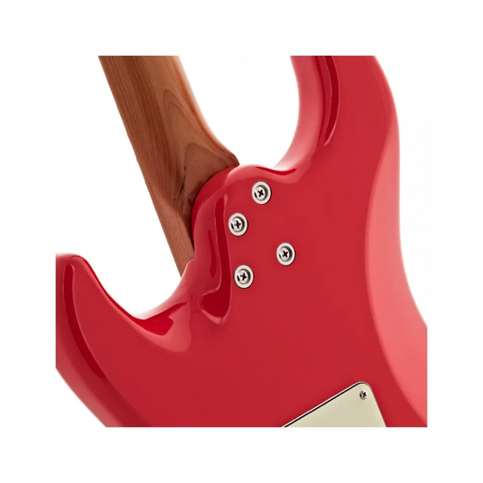 JET JS400CRD HSS Coral Red Roasted Maple Chitarra Elettrica Rossa