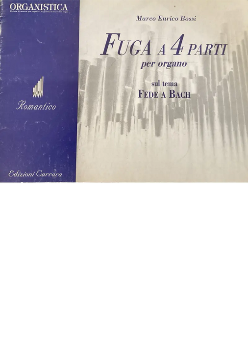 BOSSI - Fuga a 4 parti su Fede a BACH