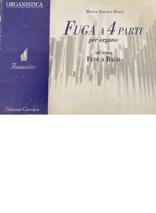 BOSSI - Fuga a 4 parti su Fede a BACH