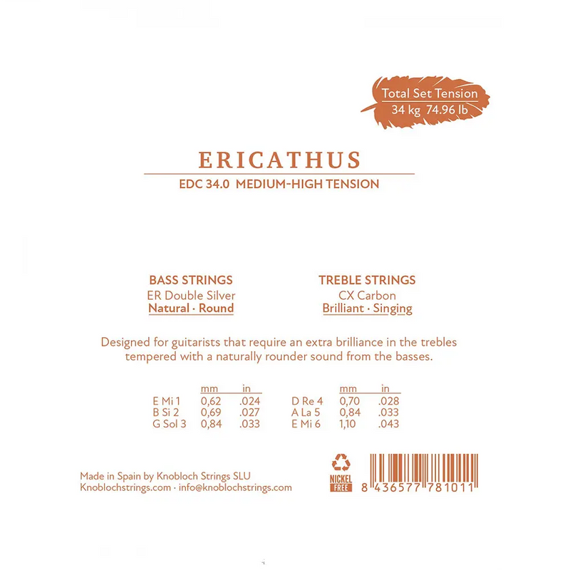 Carica immagine in Galleria Viewer, KNOBLOCH - MUTA ERITHACUS CX CARBON 34.0
