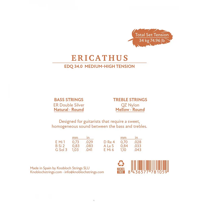 Carica immagine in Galleria Viewer, KNOBLOCH - MUTA ERITHACUS QZ Nylon 34
