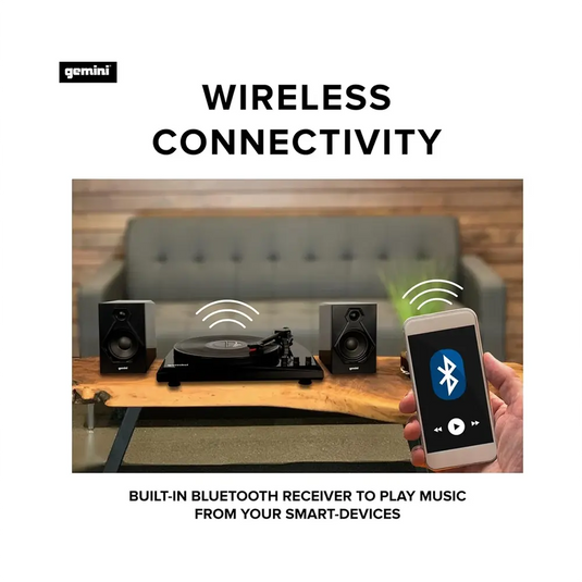 GEMINI TT900 BLUETOOTH GIRADISCHI con casse