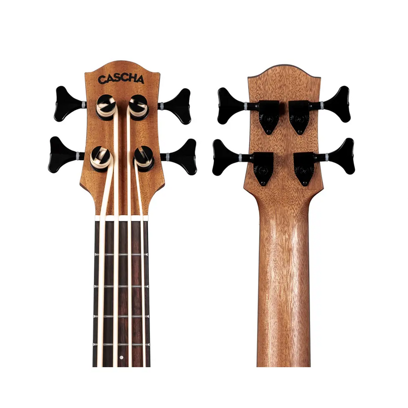 Carica immagine in Galleria Viewer, CASCHA UKULELE Bass Ukulele Mahogany con Borsa Amplificato
