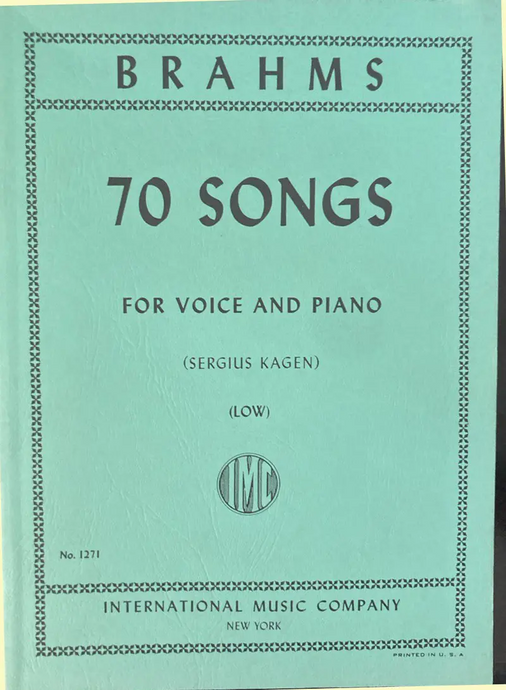 BRAHMS - 70 Songs
