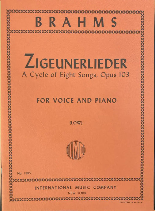 BRAHMS - Zigeunerlieder