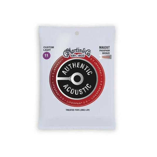 MARTIN MA535T AUTHENTIC LIFESPAN 2.0 CUSTOM LIGHT PHOSPHOR BRONZE 11-52