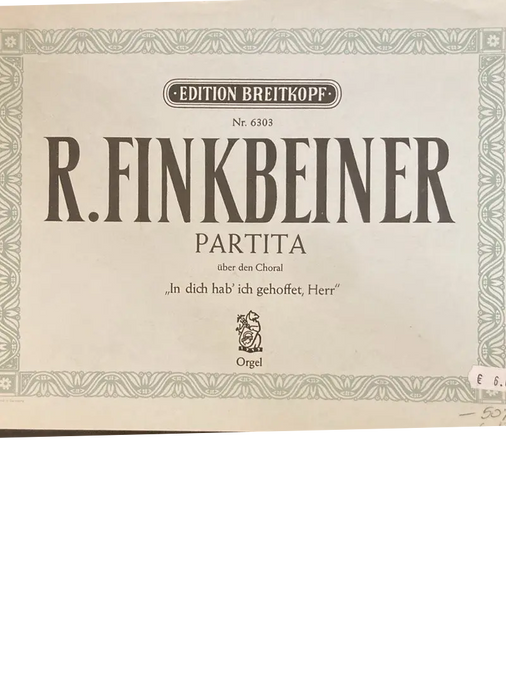 FINKBEINER - Partita uber den choral