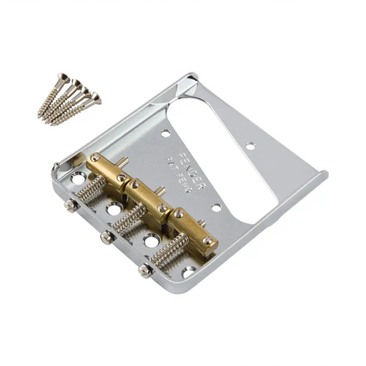 FENDER 3-Saddle American Vintage Telecaster Bridge Assembly (Chrome)