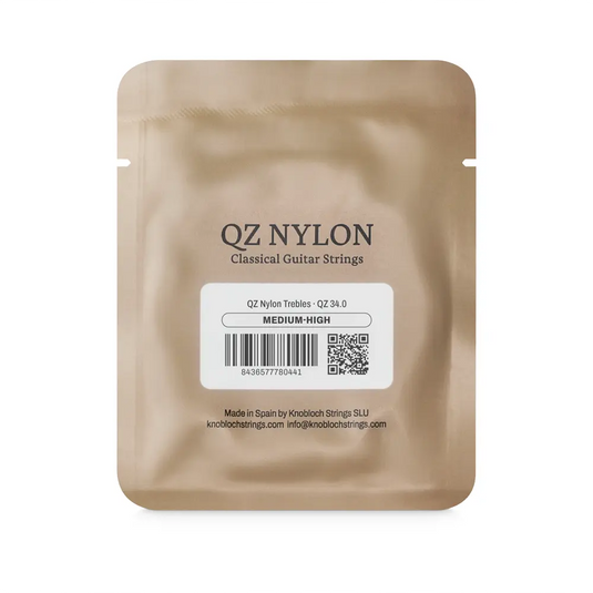 KNOBLOCH - TREBLE SET QZ Nylon TENSIONE MEDIO FORTE 34