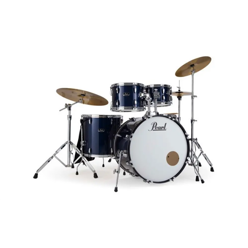 Carica immagine in Galleria Viewer, PEARL Batteria ROADSHOW PLUS 22&quot; con 3 Piatti Solar by Sabian - Royal Blue Metallic
