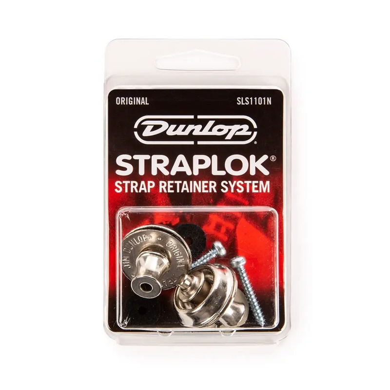 Carica immagine in Galleria Viewer, DUNLOP SLS1101N Straplok Original Strap Retainer System, Nickel
