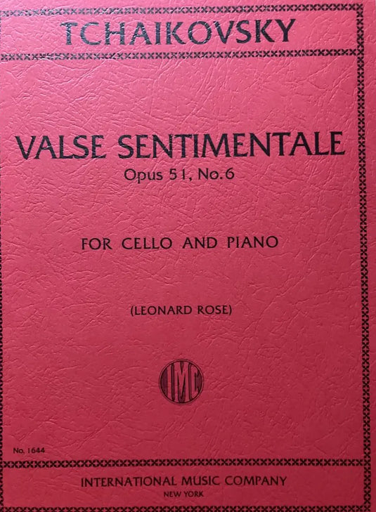 TCHAIKOVSKY - Valse Sentimentale Op. 51 N°6