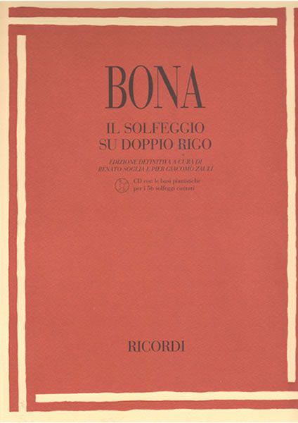 BONA - IL SOLFEGGIO SUL DOPPIO RIGO