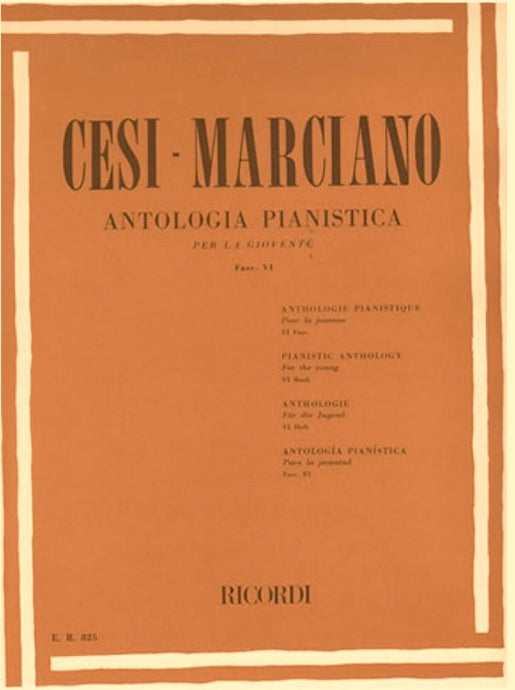 CESI-MARCIANO - ANTOLOGIA PIANISTICA FASC. VI