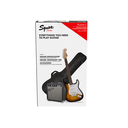 SQUIER Stratocaster Pack Sunburst GB 10G