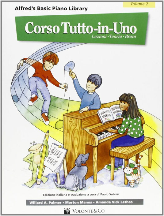 Corso Tutto In Uno Volume 2 - ALFRED'S BASIC PIANO LIBRARY