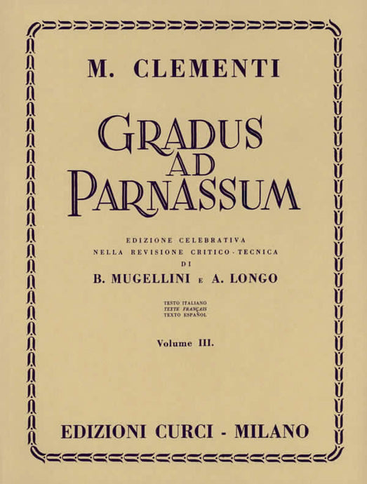 CLEMENTI - GRADUS AD PARNASSUM 3