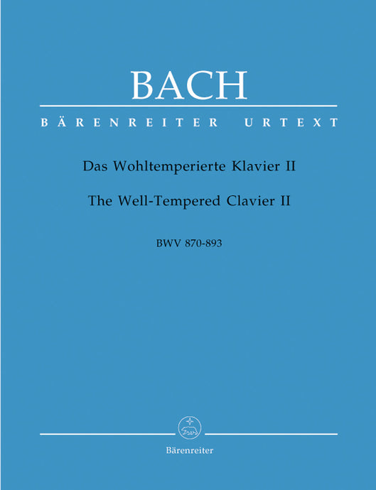 BACH - IL CLAVICEMBALO BEN TEMPERATO VOL.2 - Das Wolhtemperierte Klavier 2